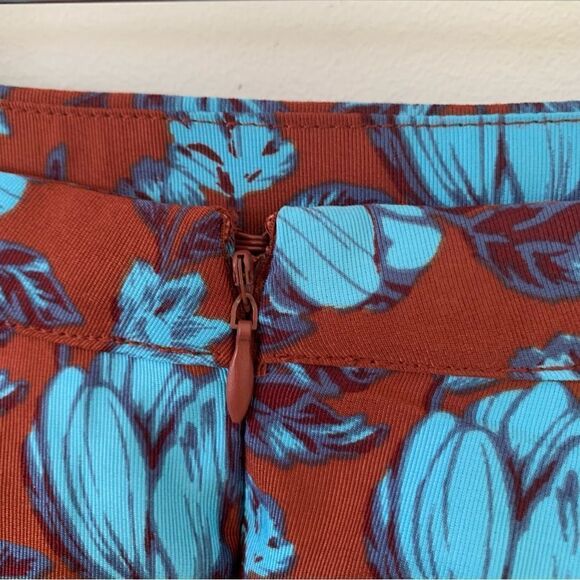 Forever 21 Plum & Blue Floral Crinoline Mini Skirt - Picture 5 of 5